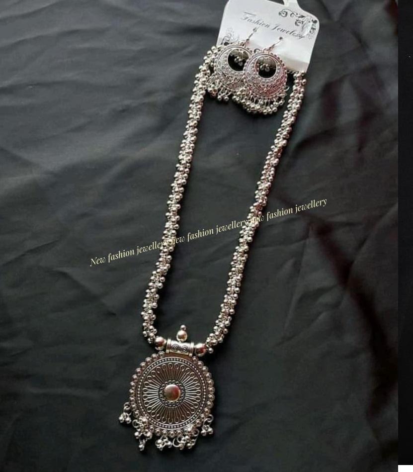 Power Silver Oxide Necklace: Buy Online 