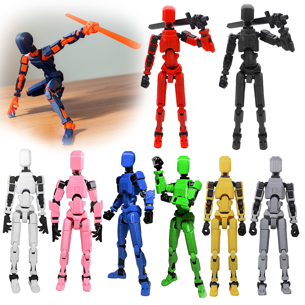 3D Printed Action Figure Dummy 13 Action Figure Parent-Children Game 3D Printed Mannequin 13 Full Body Activity Robot Game Gifts