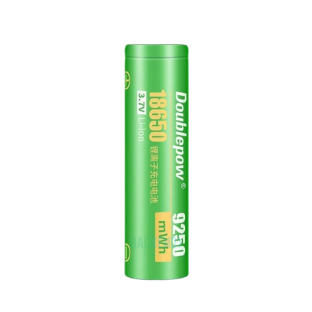 Doublepow Li-ion 18650 3.7V 9250mWh Rechargeable Battery, Pack of 1