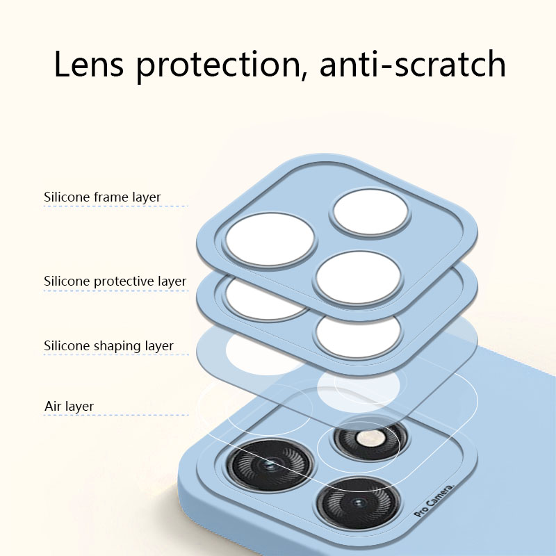 Tokifu For Tecno Spark 10C Casing The New Liquid Silicone Angel Eyes Phone Case Full Anti-fall Shockproof Back Cover. 