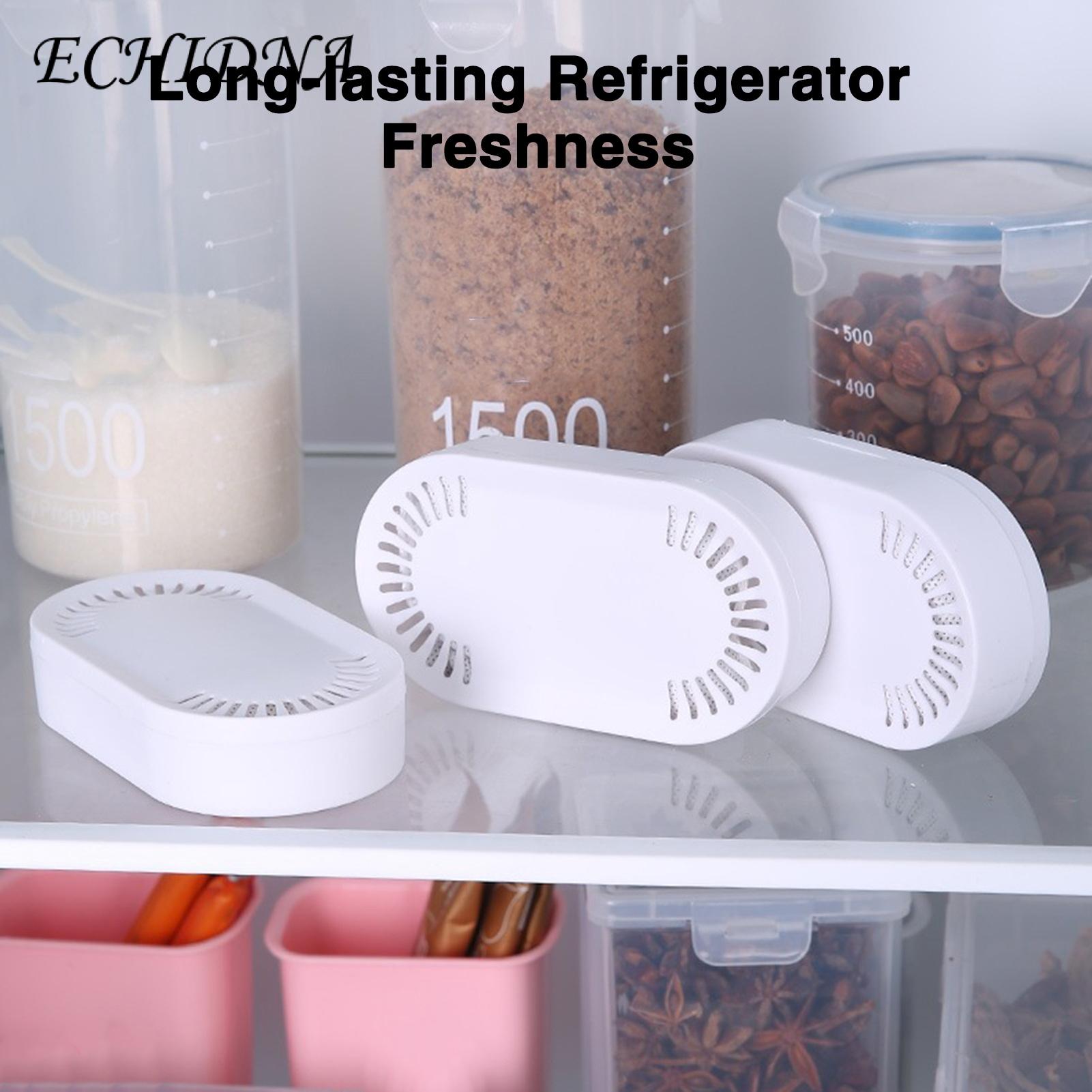 Odor Absorber for Refrigerator Freshen Up Fridge with Compact Effective Charcoal Deodorizer Long-lasting Freshness for Home less Than Refrigerator Deodorant Box. 