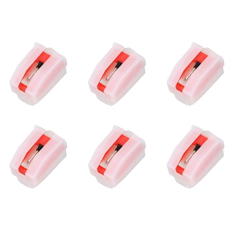 6X Turntable Diamond Stylus for Phonograph Turntable Vinil Lp Gramophone Record Needles Accessories Stylus