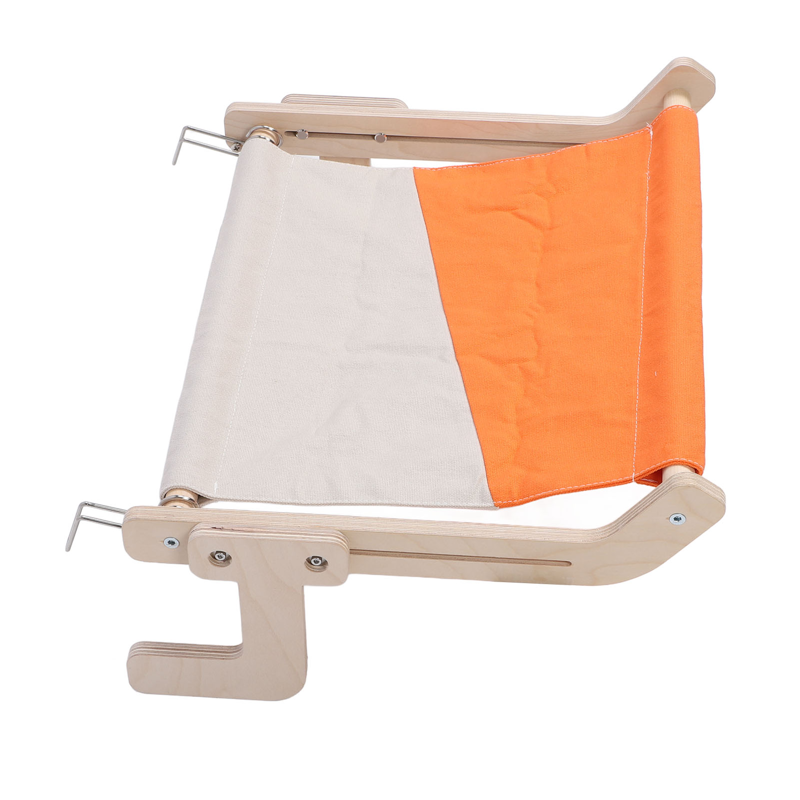 Windowsill Cat Bed Wood Structure Universal Cat Window Hammock Space Saving for Bedside. 