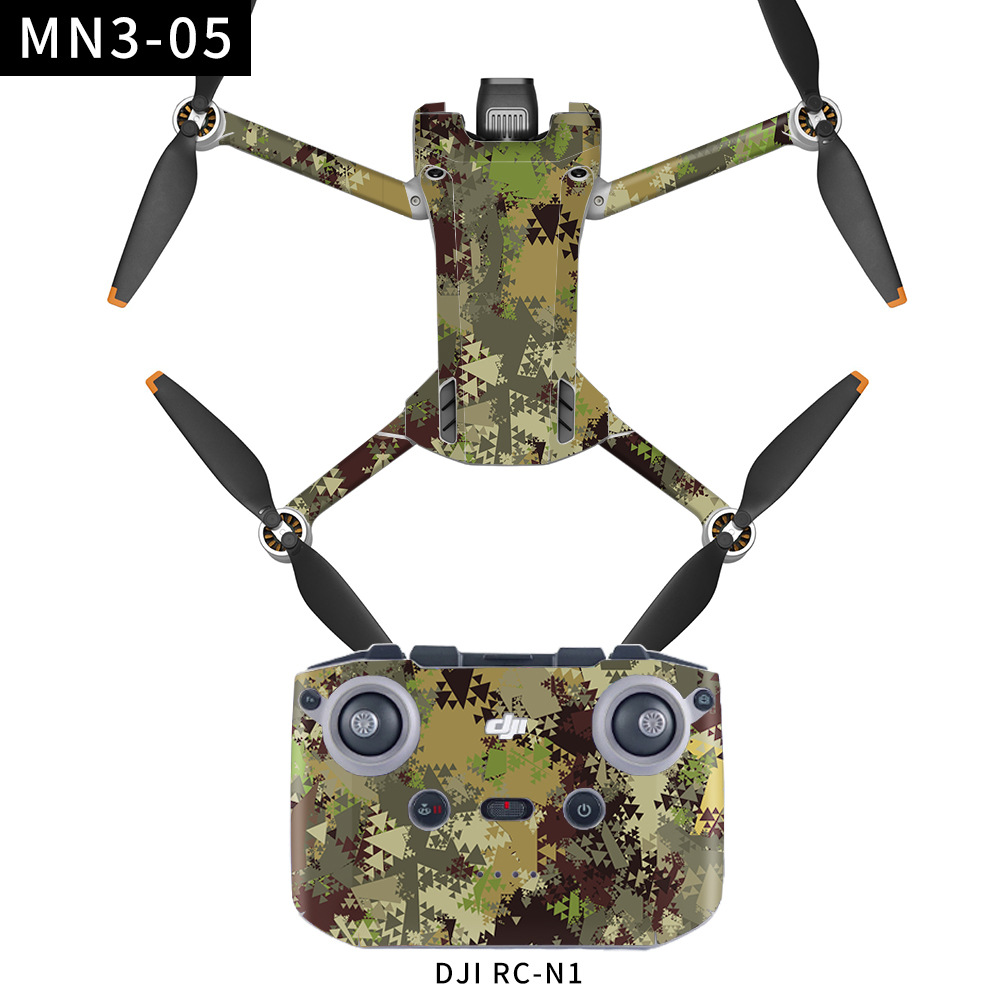 Compatible with DJI Maje Mini3PRO body RC-N1 remote control sticker, flat waterproof pattern film accessory