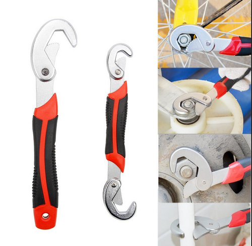 Multi-Function Quick Adjustable Wrench Spanner Set 2 PCS. 