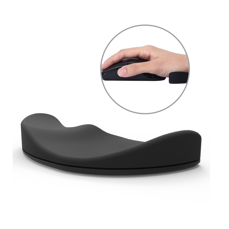 Silicone Wrist Support Mouse Pad Palm Rest Office Hand Rest Right Hand Version