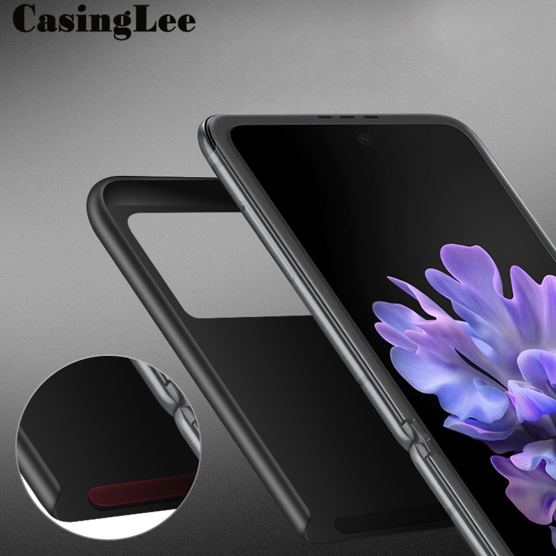 Casinglee for Samsung Galaxy Z flip3 case 3mm ultra-thin non-slip cell phone shell case for Samsung Z flipp3 back cover. 