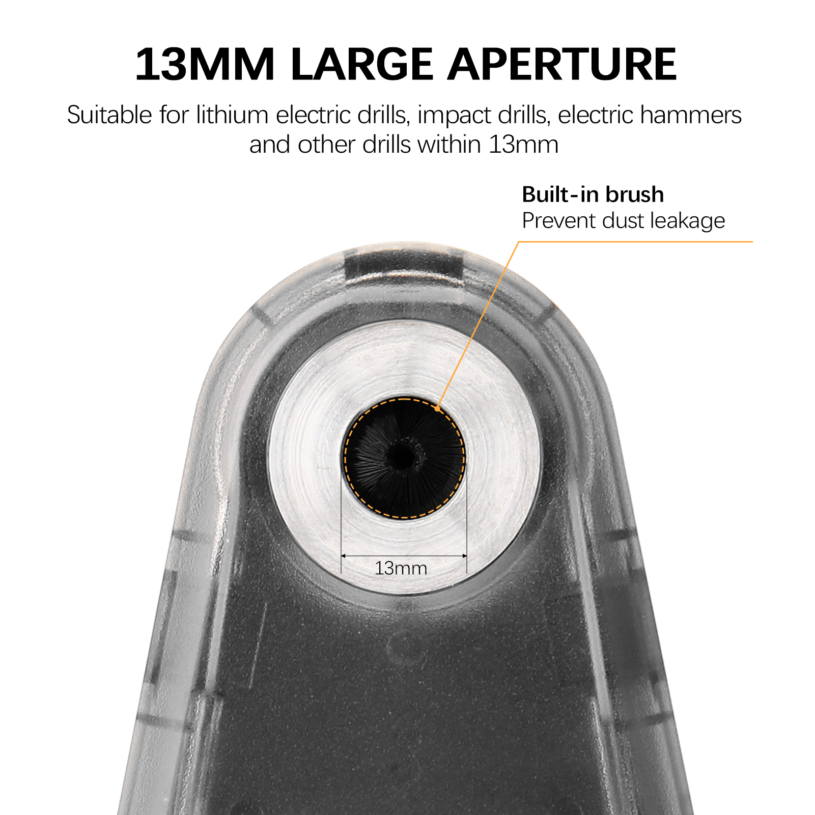 KOGEEK MAYILON Electric Drilling Dust Collector  La-ser Level 2 In 1 Functions Household Wall Electric Suction Vacuum Drilling Dust Collector Dust Cleaning Suction Tools with  La-ser Level Function 5KG Load Capacity Bracket. 