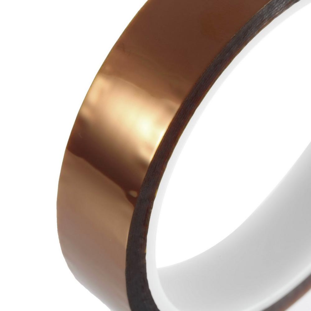 【VisioN Shop】x 30m Heat Temperature Polyimide Adhesive Tape Tawny Hot. 