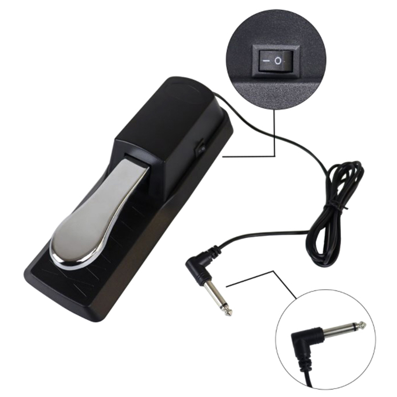 Piano Keyboard Sustain Damper Pedal for Roland Korg Electric Piano ...