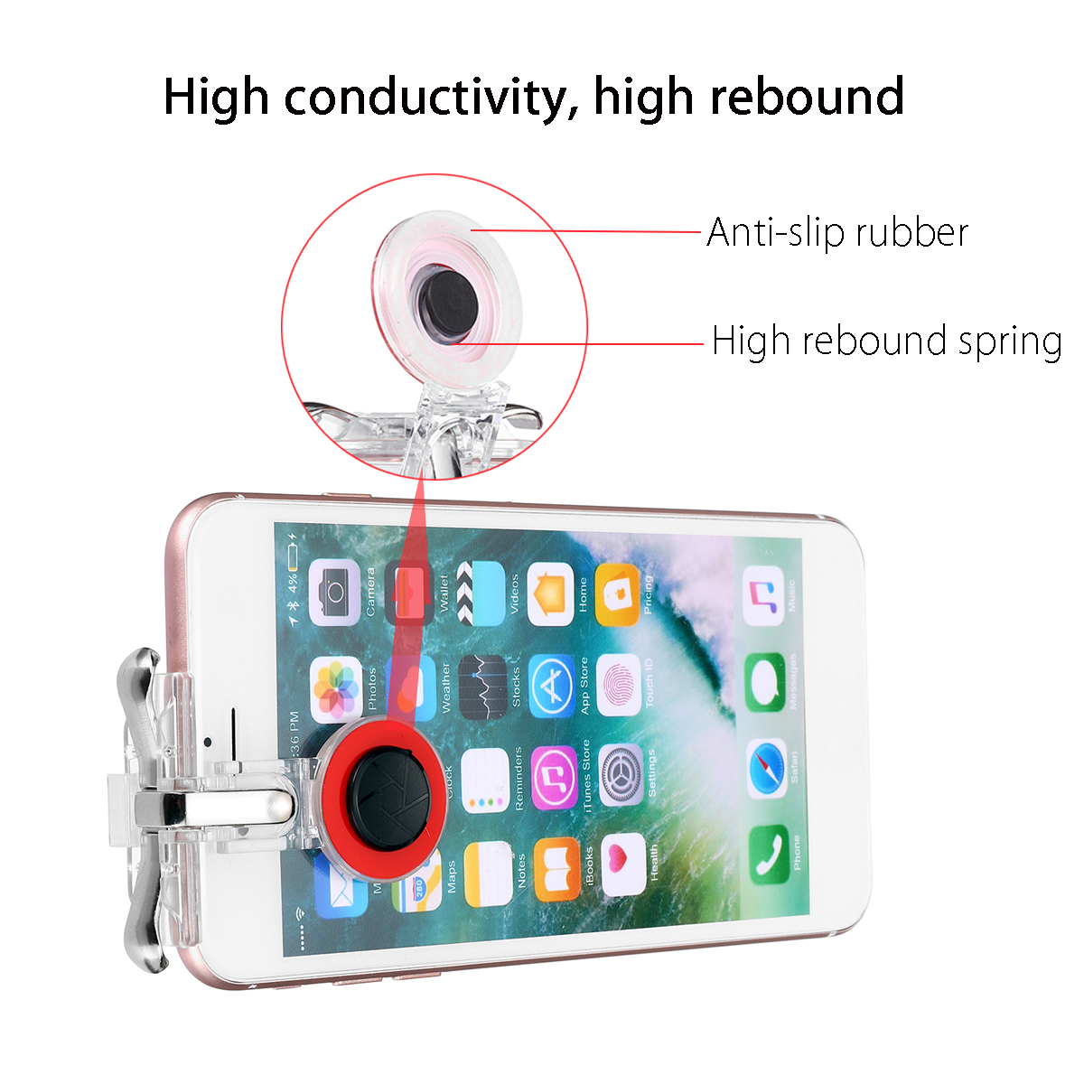 Surprise Mobile ph one Game Trigger Joystick Gamepad For PUBG Fortnite Shooter Controller. 