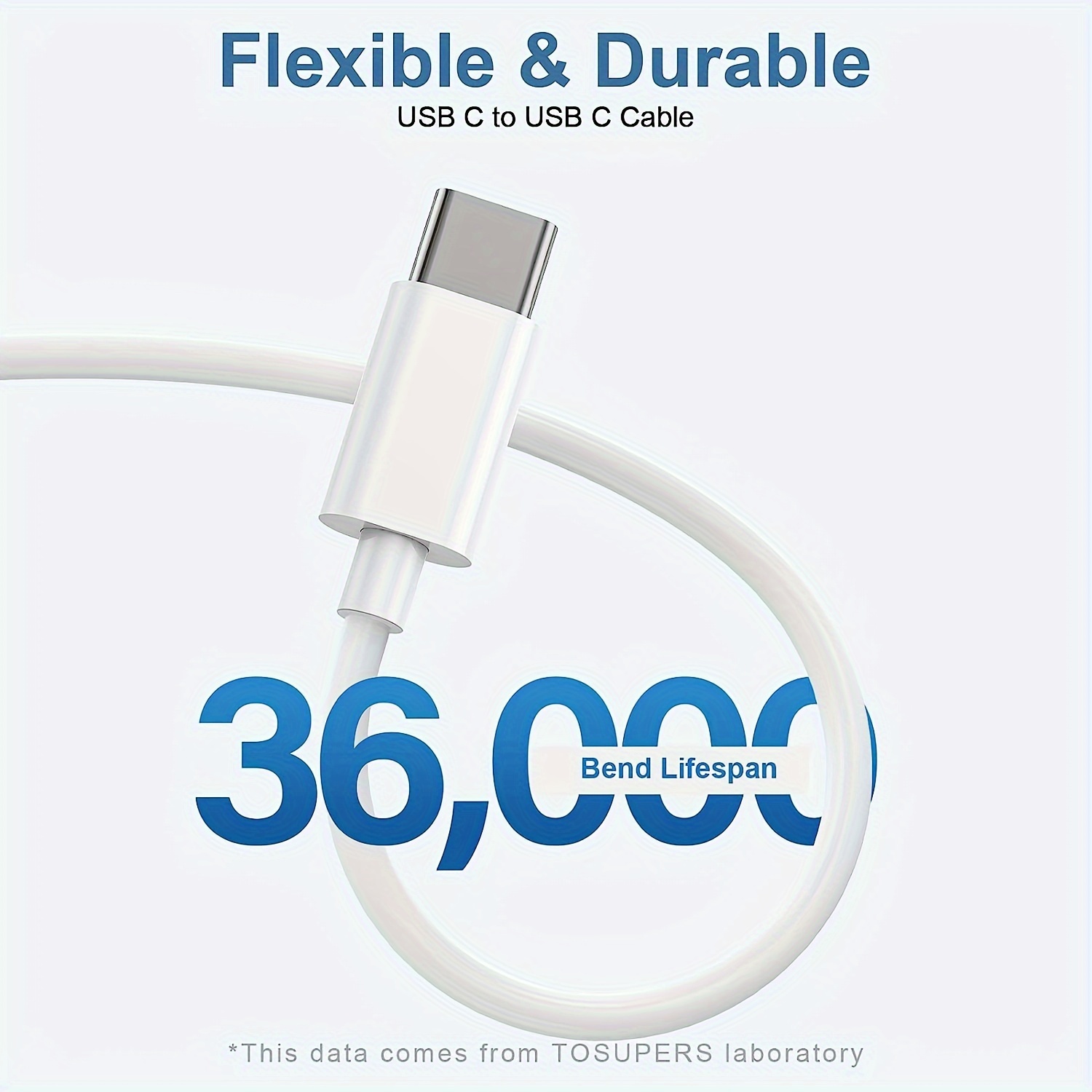 3Packs 10Ft/3m Long USB C To USB C Charging Cables, 60W Type C Charging Cable Fast Charge Cord For IPhone 15/15 Pro/15 Plus/15 Pro Max, IPad Pro/Air/Mini, MacBook Pro/Air, Samsung Galaxy S23 S22 S21 S20 Ultra, Google Pixel 7 6 5 4 3 2 XL And More. 