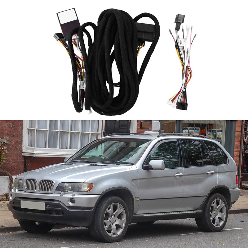 Car 16Pin 6-Meter Extended Wiring Harness Cable with Canbus For-BMW E39(01-04)/E53(01-05) Install Android Stereo Player. 
