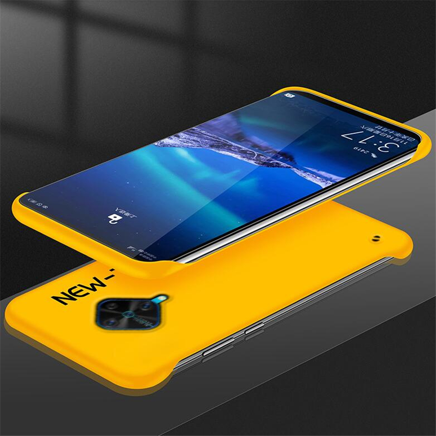 lthmy For Huawei Honor 30S CDY-AN90 Ultra Thin Frameless Matte Hard Plastic Phone case Shock Absorption TPU Bumper Casing Back Cover. 