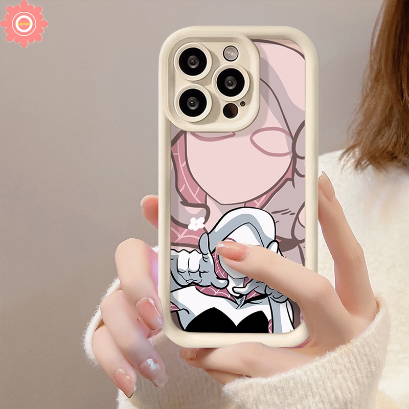Trendy Brand Spider-Man Case For Realme C53 C67 5i 8i 9i 7i 11 6i 5s C51 C15 C25 C35 C17 C12 C11 C21 C30 C55 C20 C33 C25Y C20A C21Y C31 Narzo 50 N53 20 Cute Angel Eye Soft Case. 