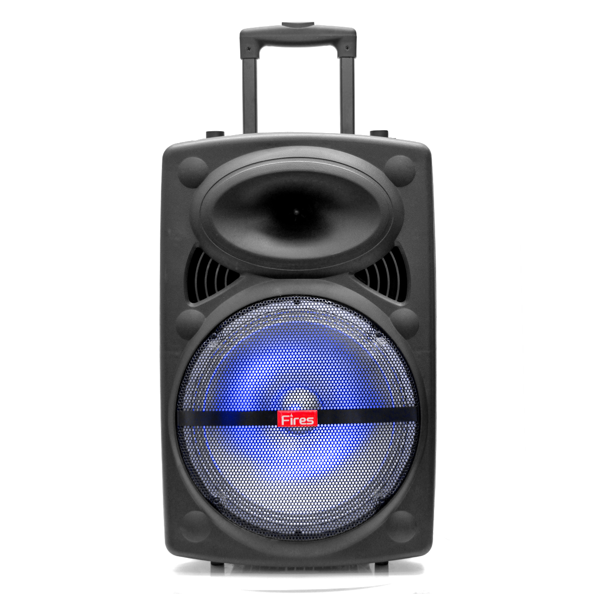 Trolley Speaker with Microphone Rechargeable Bluetooth Wireless function Speaker size 12''