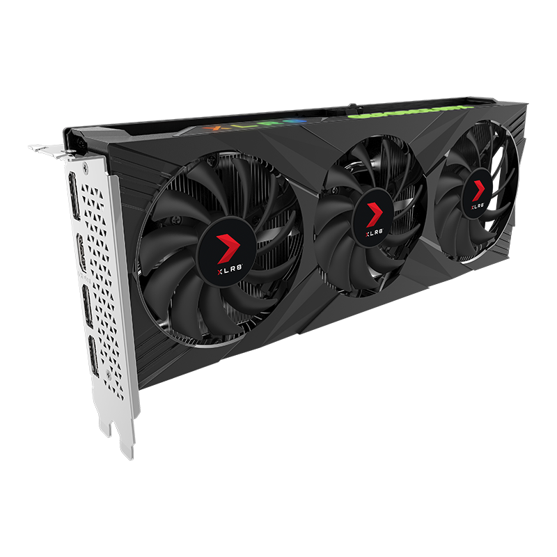 PNY GeForce RTX 4060 8GB GDDR6 XLR8 Gaming VERTO EPIC-X RGB Triple Fan Graphics Card -  RTX 4060 8GB GDDR6 XLR8 VERTO EPIC-X RGB Triple Fan- Clock Speed: 1830 MHz - Memory Bandwidth: 272 GB/sec - CUDA Cores: 3072- Output: DisplayPort 1.4a (x3), HDMI 2.1. 