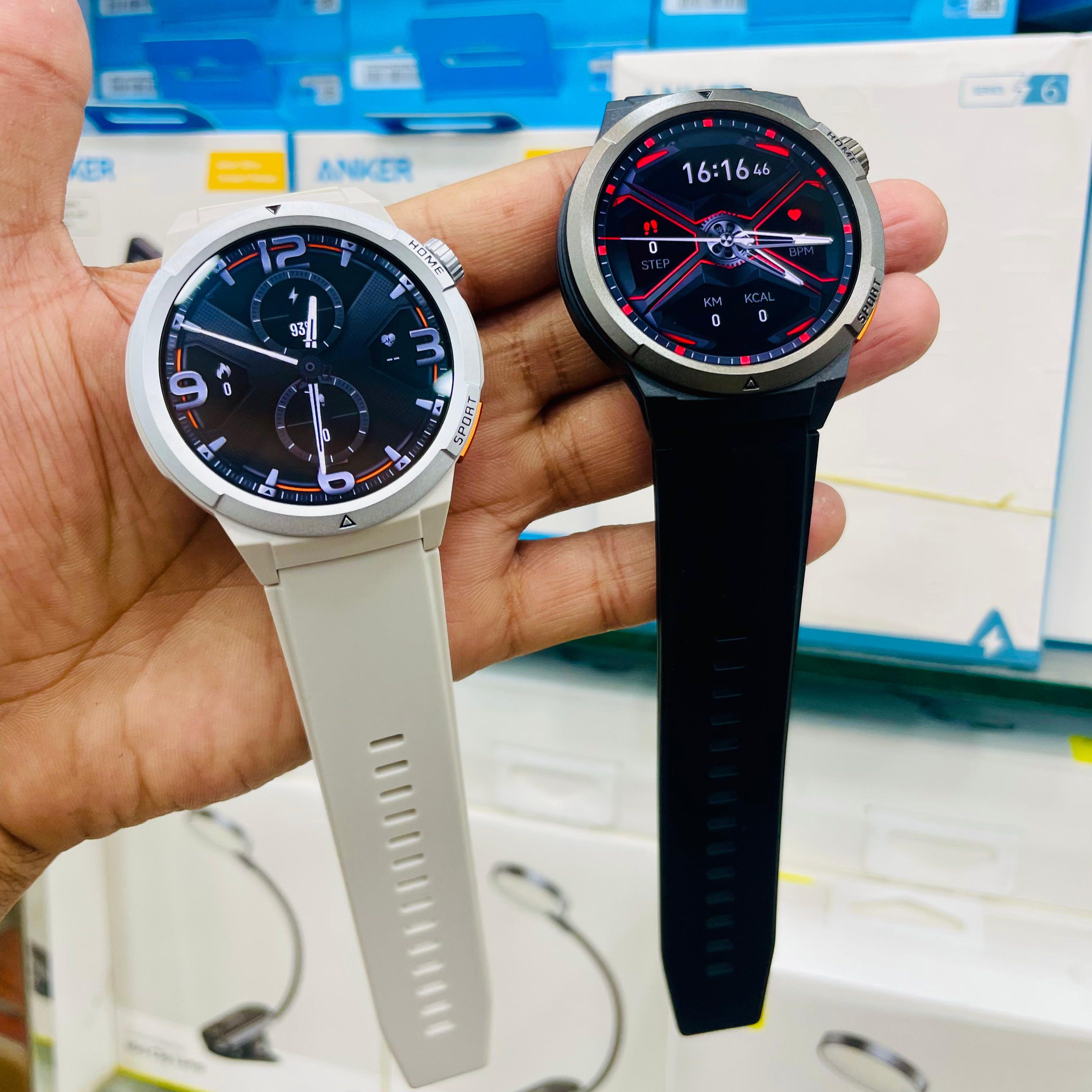 QCY Active GX Smartwatch, AOD AMOLED Display, Bluetooth Calling, Waterproof, App Connectivity, Sports Smart Watch. 