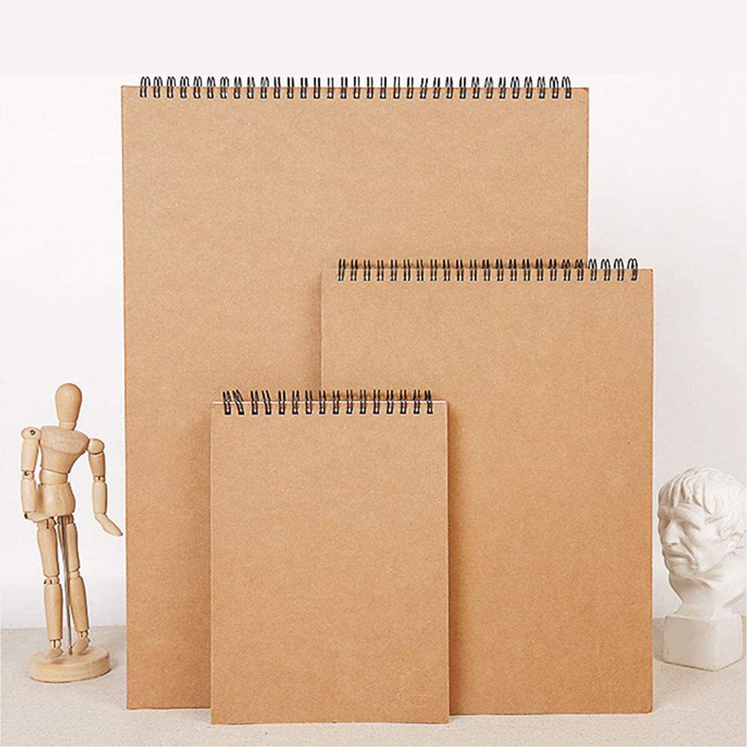 sketch art & drawing book, spiral cartridge paper for artists a5/a4/a3. 