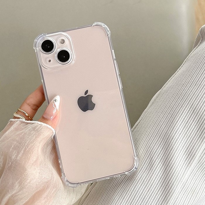 Soft Shockproof Transparent Phone Case For iPhone 15 14 13 12 11 Pro Max 7 8 Plus XS X XR Mini SE 2022 Clear Bumper Back Cover
