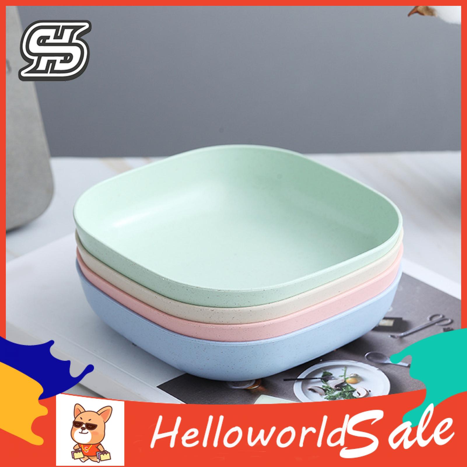 HelloWorld Food Container Heat-resistant Daily Use Smooth Rice Fruit Bowl. 