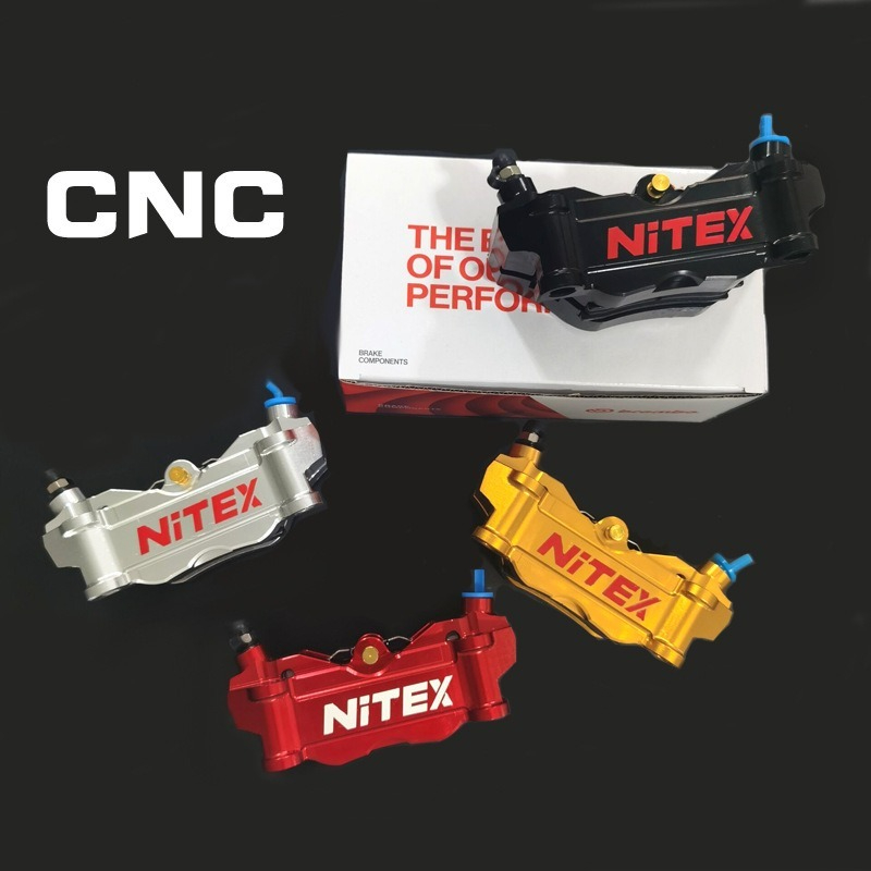 NITEX Motorcycle Large Radiant CNC Hole Distance 100MM Lower Pump Caliper Pair Four Calipers Suitable For All Models. 