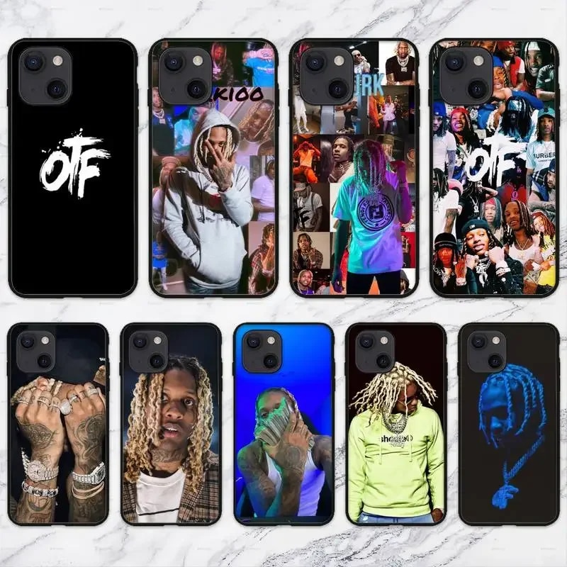Rapper lil durk Phone Case For iPhone 11 12 Mini 13 14 Pro XS Max X 8 7 6s Plus 5 SE XR Shell