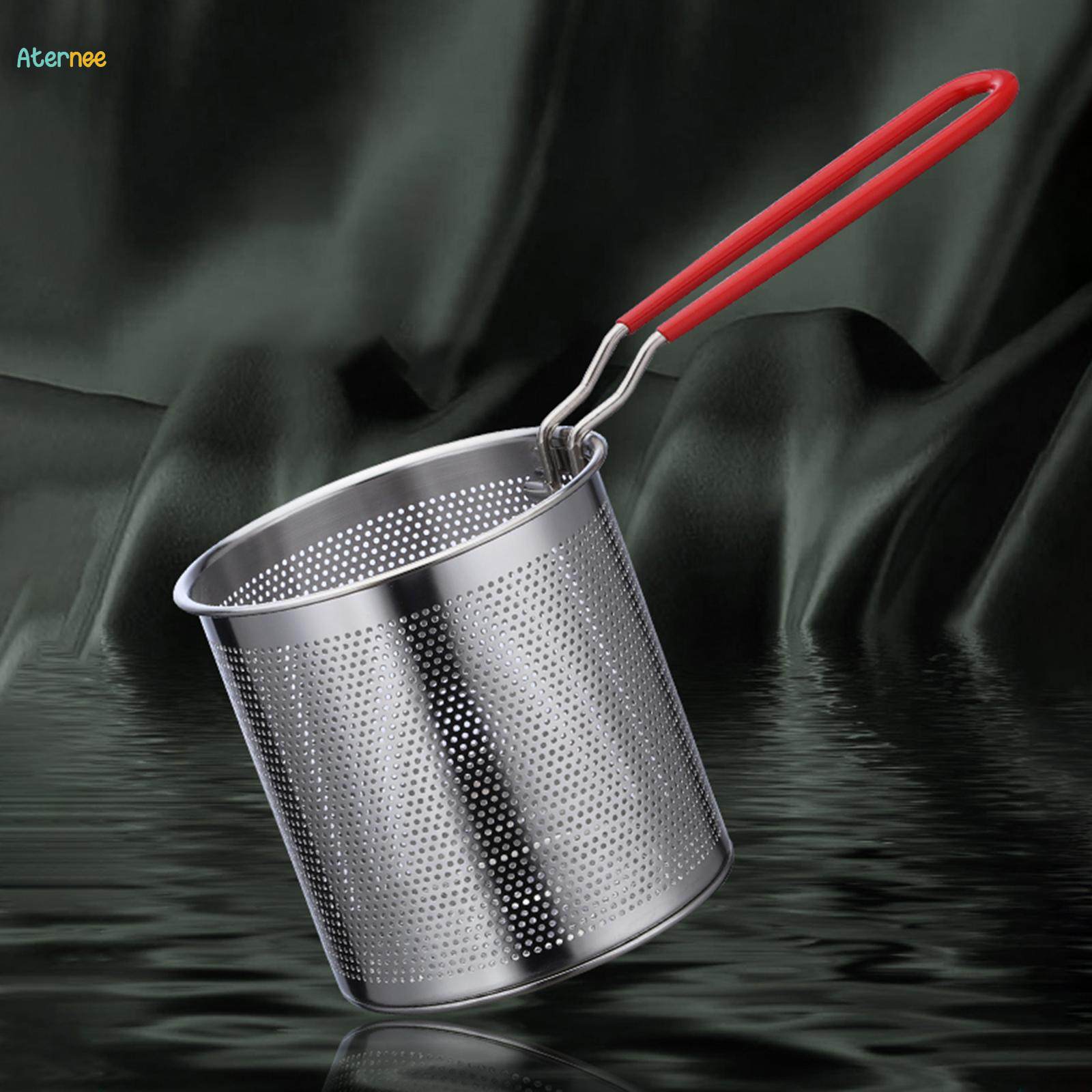 Stainless Steel Deep Fryer Pot ,Small Fryer Pan, Olecranon Type Diversion Port Pot Deep Fry. 