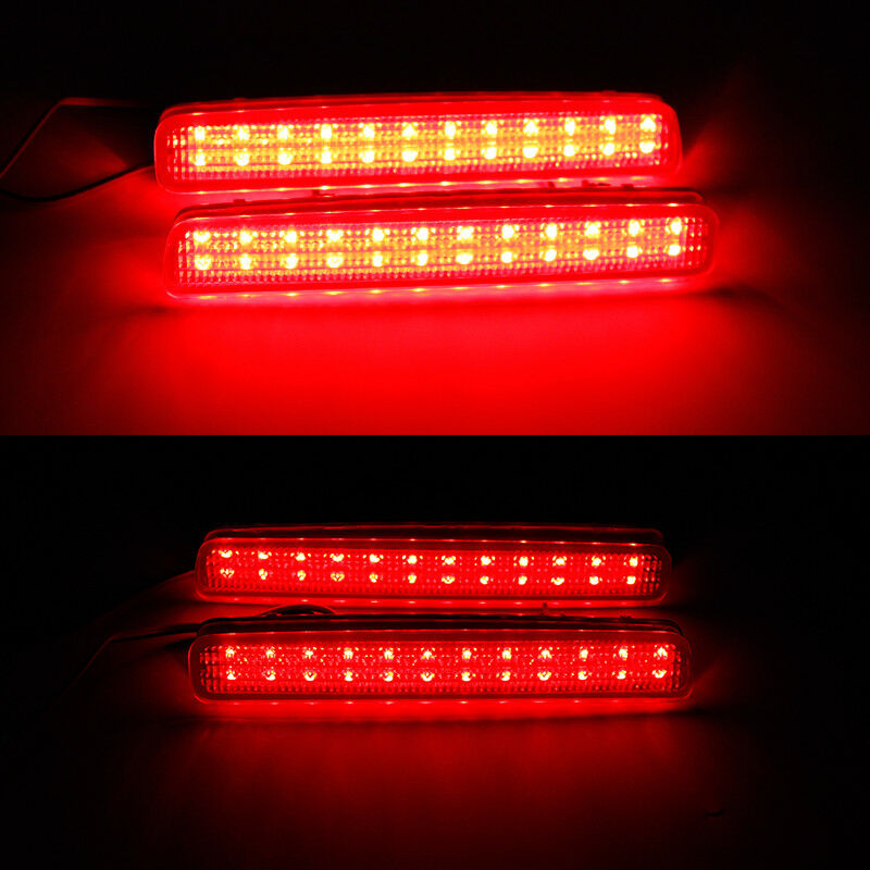 LED Rear Bumper Reflector Brake Light for Toyota NOAH VOXY 80 Pruis40. 