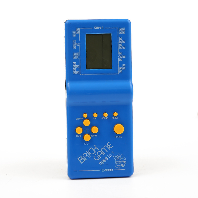 Cross-border Tetris game machine childhood post-80s nostalgia electronic black and white puzzle handheld game machine wholesale. 