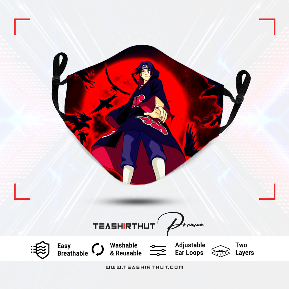 Itachi Uchiha Naruto Exclusive Anime Design Edition Facemask
