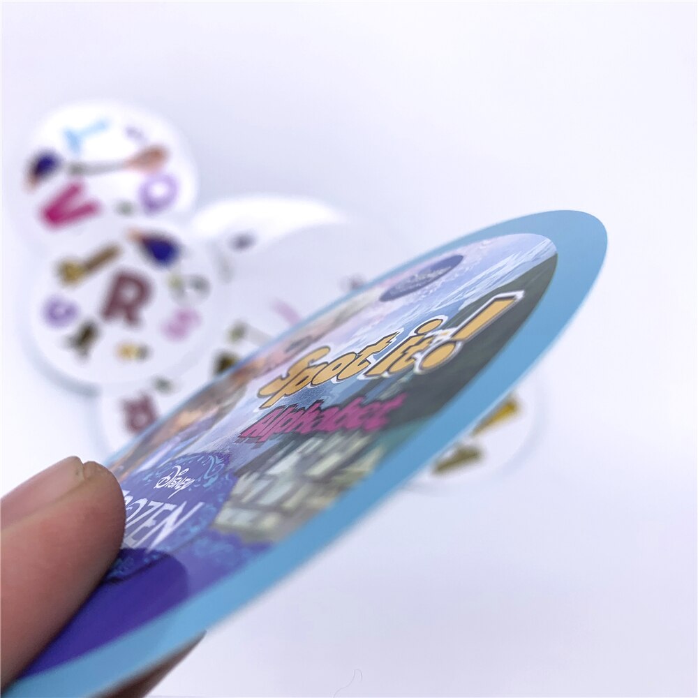 【happy one】It Disney Frozen ELSA Puzzle Dobble card game table Board Game For Kids Spot Games Children education toys. 