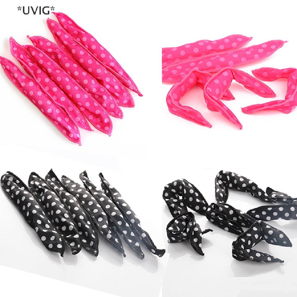 [[UVIG]] 10PC Sponge Pillow Soft Hair Roller Flexible Foam&Sponge Hair Curlers Rollers [Hot Sell]. 
