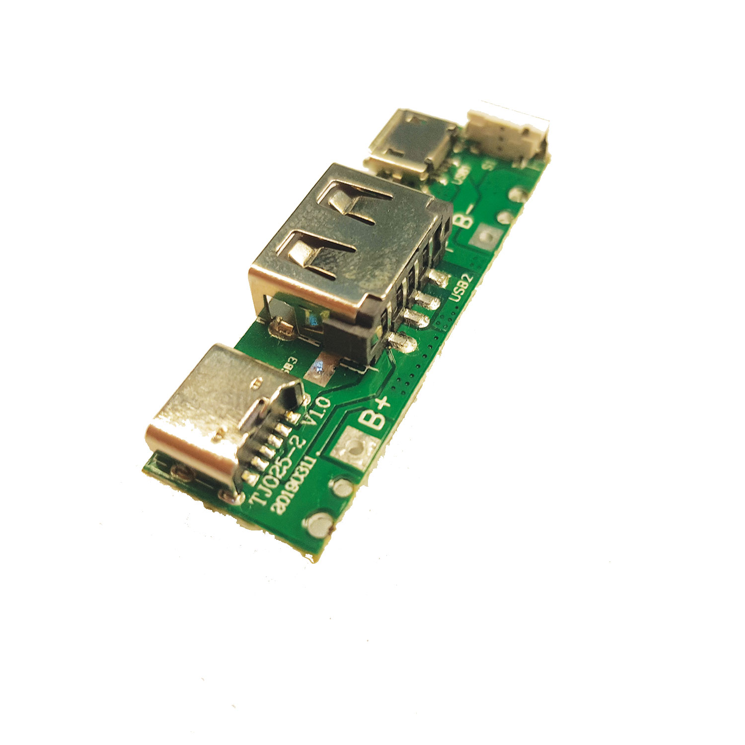 Power Bank Circuit DC 5V 1A Micro USB & Type C With LED 4 Indicator & BMS Protection Lithium Battery 18650 Mobile Smart Phone Charging Module