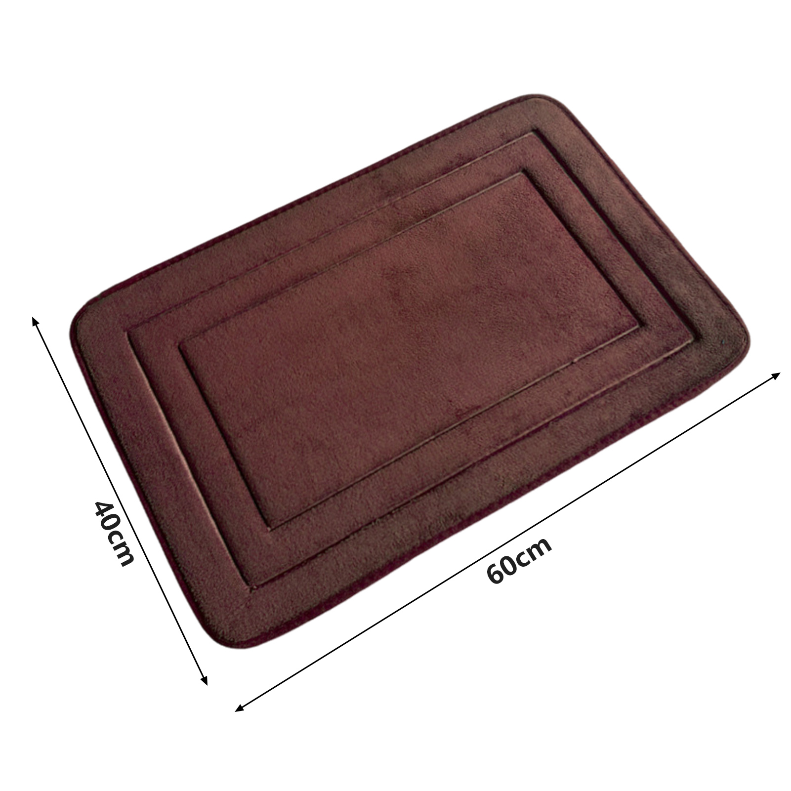 Quick Drying Bath Mat Quick-drying Coral Velvet Door Mat Slip-free Water Absorbent Memory Foam Bath Mat for Home Non-slip Bath Mat. 