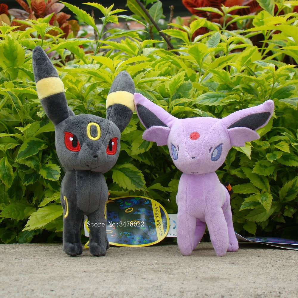 Pokemon Eeveelution Shiny Eevee Sylveon Vaporeon Espeon Umbreon Fuse Jolteon Flareon Leafeon Glaceon Plush Stuffed Toy Soft Doll. 