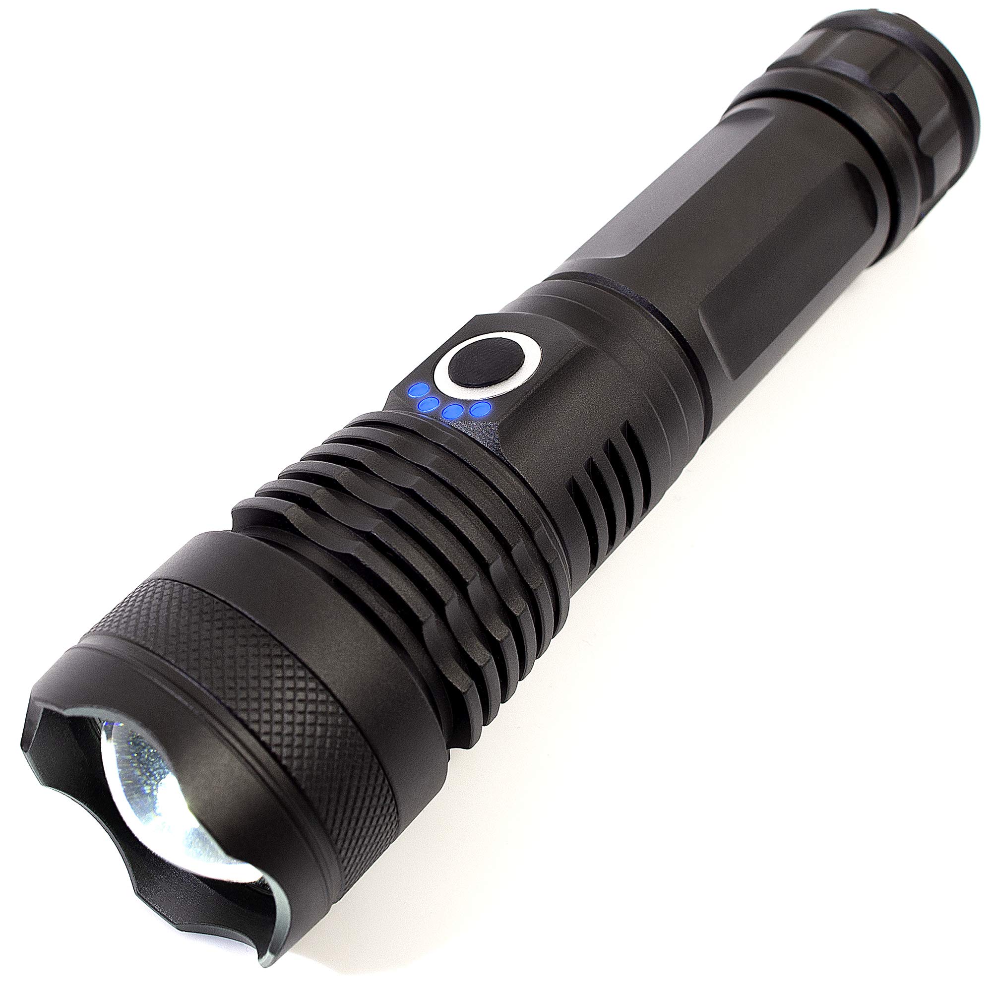 XHP50 Flashlight High Lumens Rechargeable 9000 Lumens Super Bright Tactical Flashlights with Battery 5 Modes IPX65 Waterproof Portable Flash Light LED High Powered Flashlights For Emergencies Camping. 