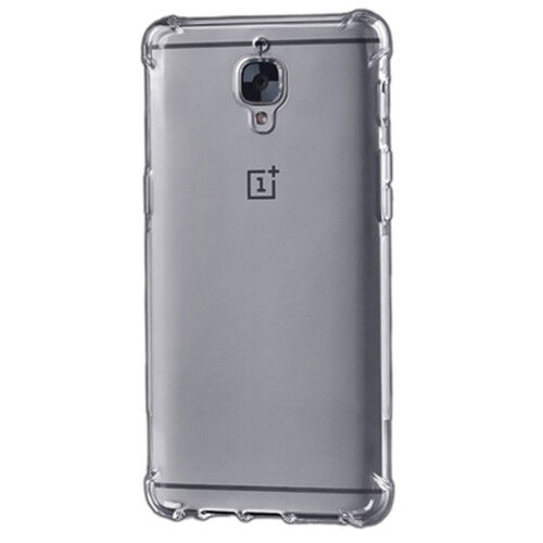 OnePlus 3T Transparent TPU With Bumper Phone Case Cover. 