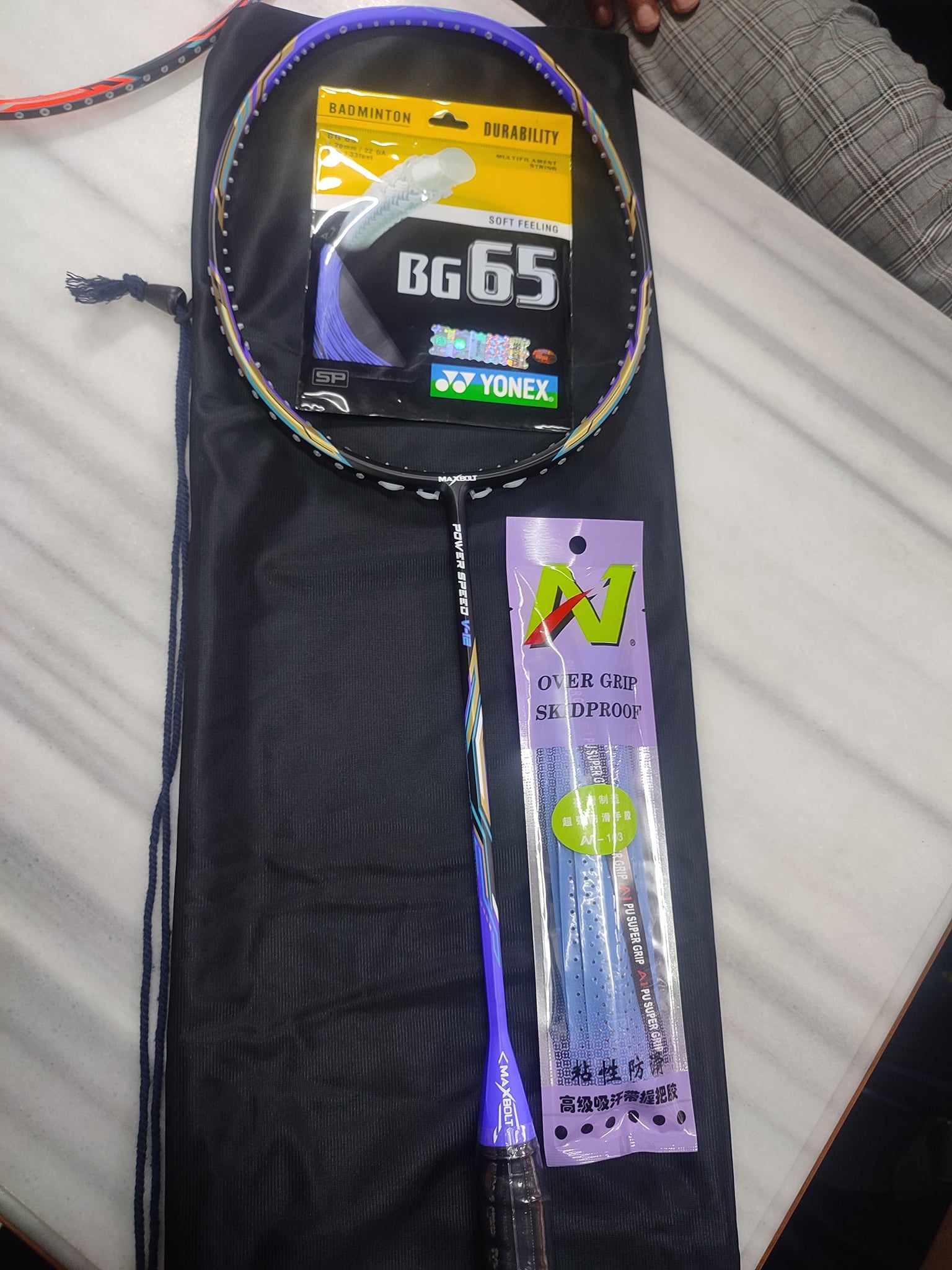 Malaysia Imported Maxbolt Badminton Racket Bat - Imported From Malaysia, This Maxbolt Badminton Racket Bat Ensures Top-Notch Quality And Performance On The Court.. 