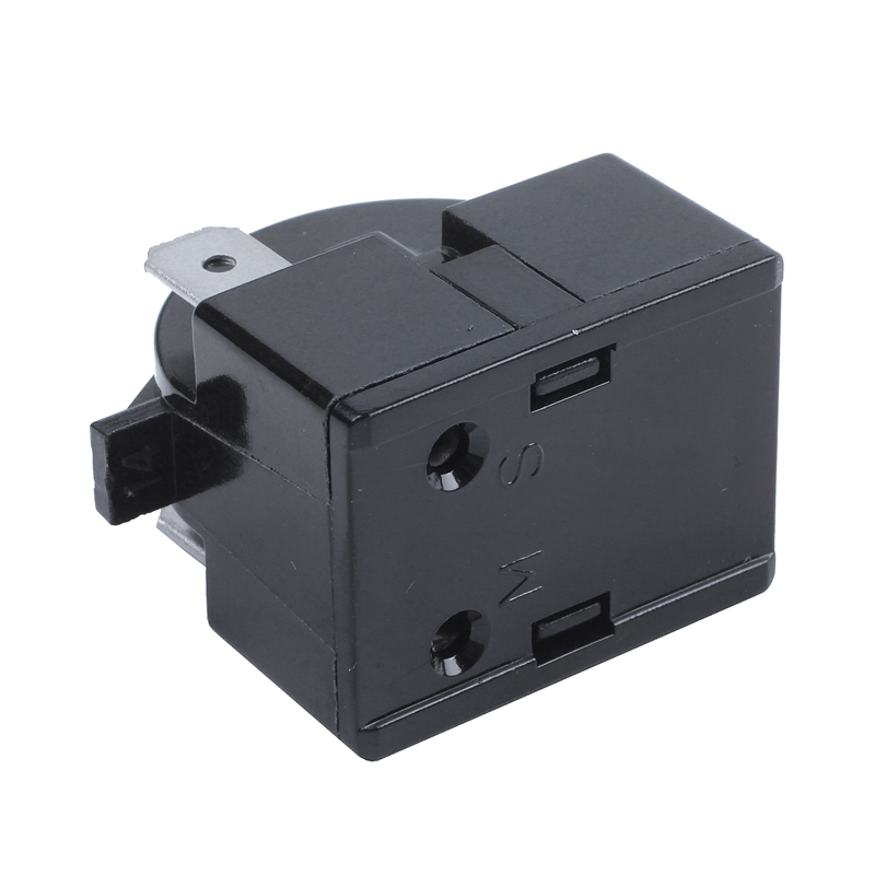 Compressor Thermal Overload Protector for HX1/3HP Refrigerator & 3PIN Terminals Refrigerator PTC Starter Relay 12 Ohm Resistance. 