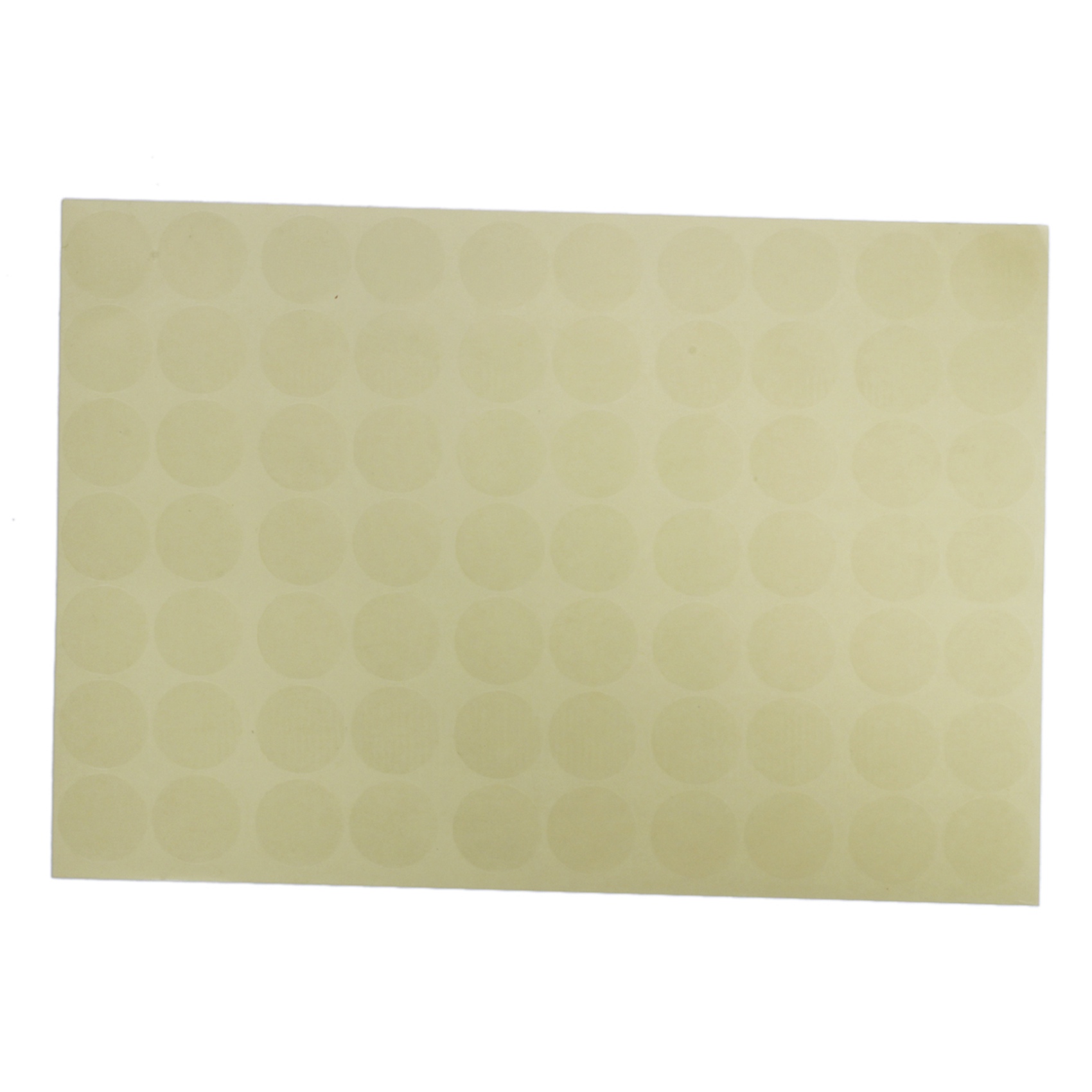 5250 Crystal Clear Round Stickers 19mm Stick Adhesive Seal Label