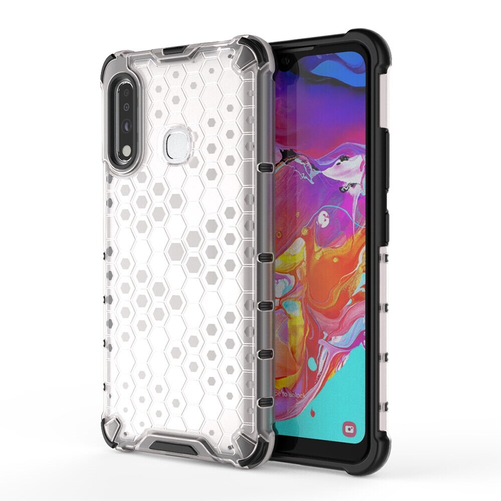 lthmy for Samsung Galaxy A50 cover Shockproof Transparent Hard Case Full Protection Back Cover Honeycomb Casing