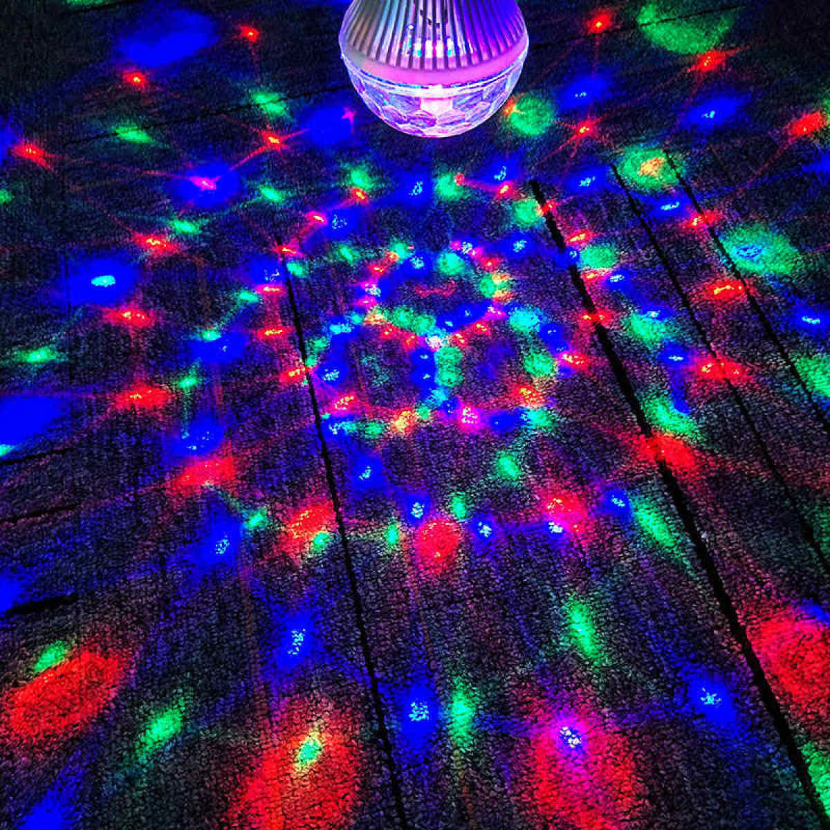 360 Degree LED Rotating Bulb Magic Disco Light. 