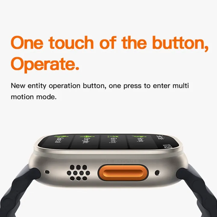 T900 Plus Smart Watch 2.19 IPS Display 49mm 2024 New Bluetooth Call BT Music Wireless Charging Smartwatch - T900PSW. 