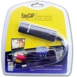 Easycap USB 2.0 Easy Cap Video TV DVD VHS DVR Capture Adapter Easier Cap USB Video Capture support Win10 Drive Free
