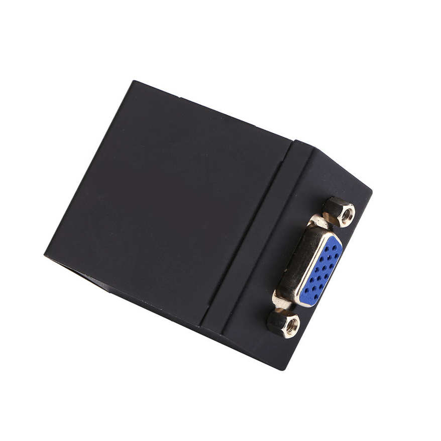Wired VGA Extender 60M RJ45 Transmitter Receiver CAT-5 / 6 Ethernet Cable. 