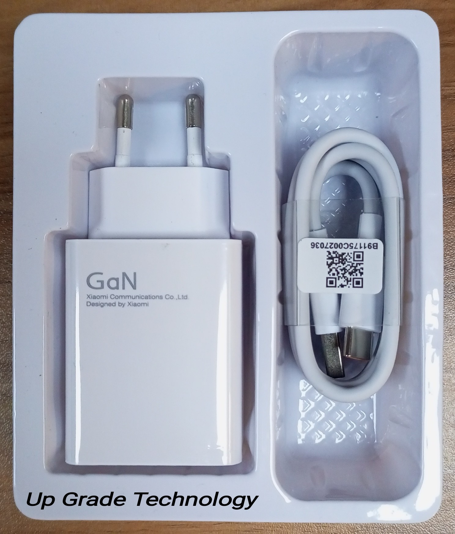 Xiaomi 55W Super-Vooc Supper-Fast GaN Charger Type-C. 