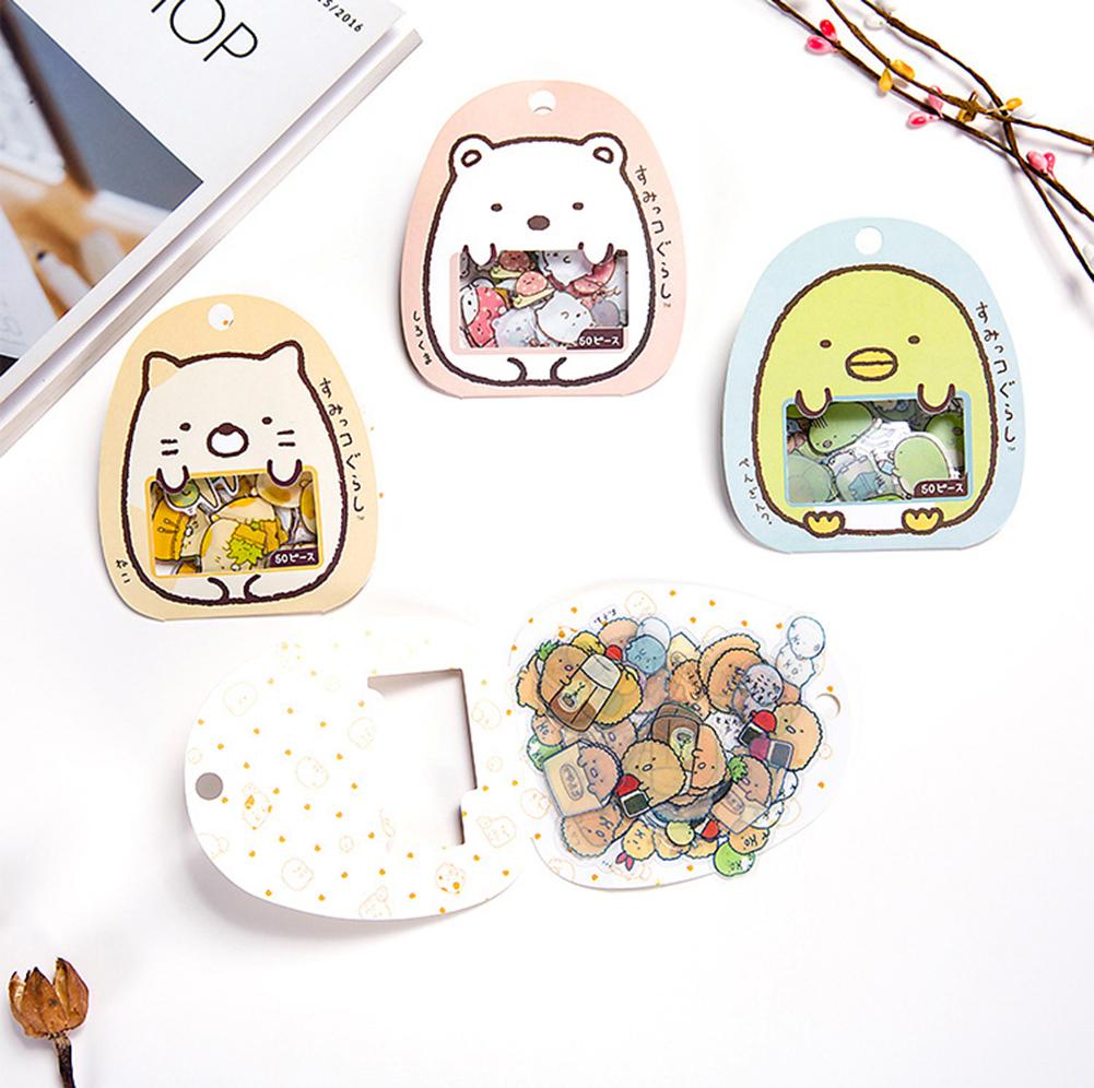 New 50Pc/Bag Kawaii umikko Gurahi Decorative ticker DIY crapbooking Paper Diary Album Computer Notebook Decoration
