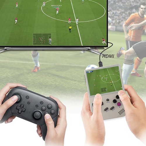 ANBERNIC RG35XX Game Console 64GB 5000 Games - Grey. 