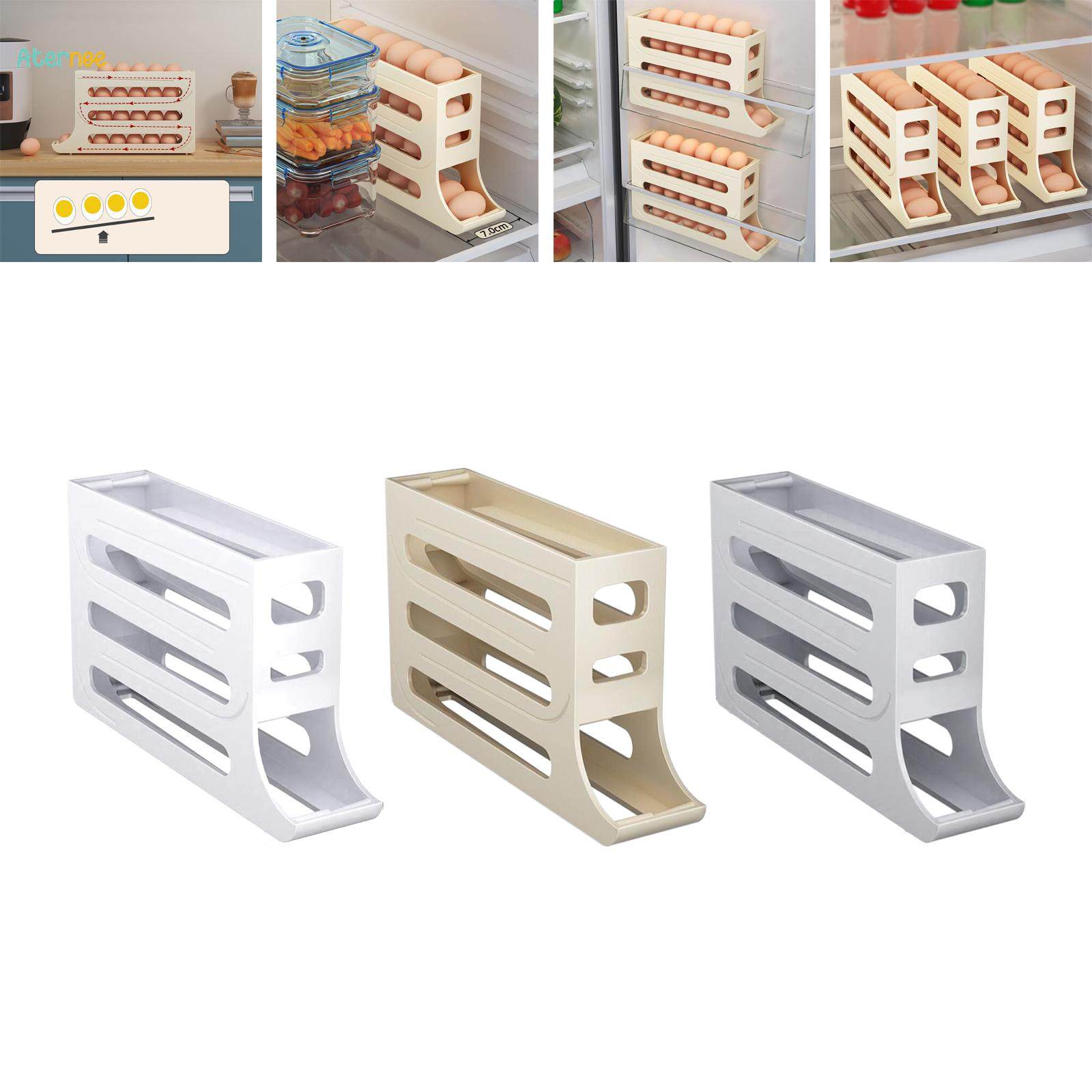 4 Tier Egg Tray for 30 Eggs Automatically Fridge Container. 